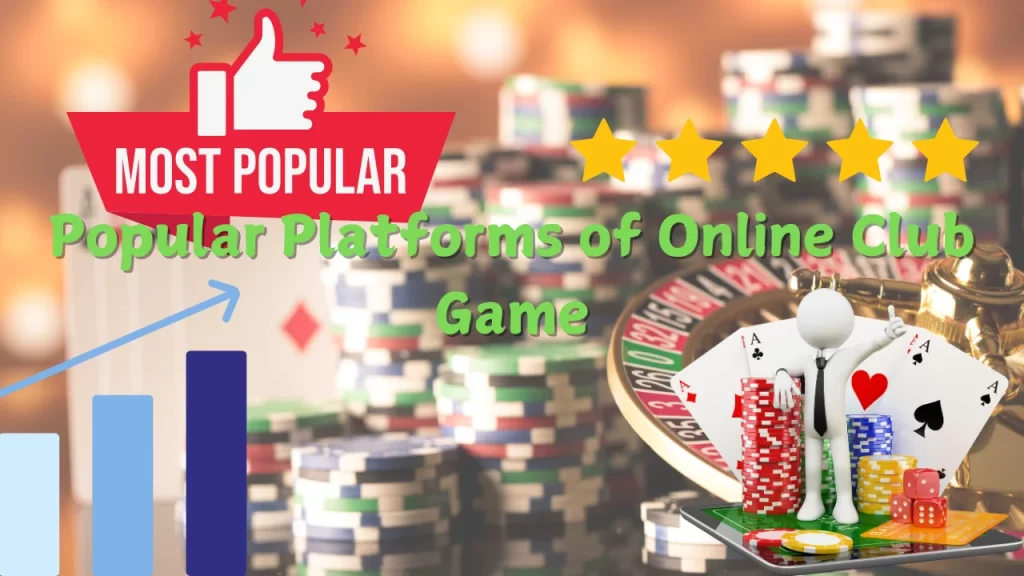 on image text "Popular Platforms for Online Club Game"