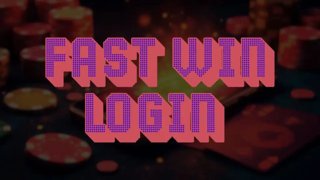 on image text: fast win login