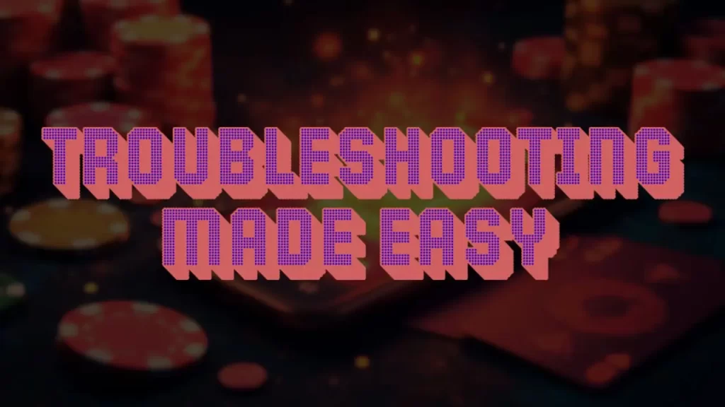 on image text "troubleshooting made easy"